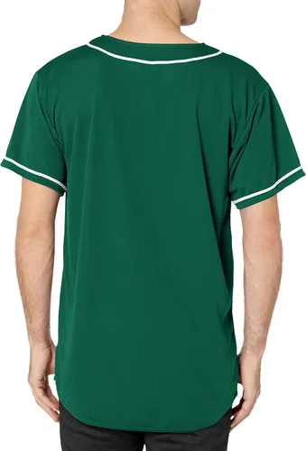 Miniatura 2 de Augusta Adult Wicking Mesh Button Front Baseball Jersey