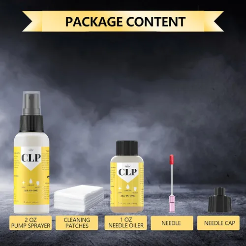 Miniatura 5 de Aceite para pistola de 2 oz y aplicador de aguja de 1 oz, lubricante para pistola, kit multiusos de limpieza y protección de pistolas, limpiador