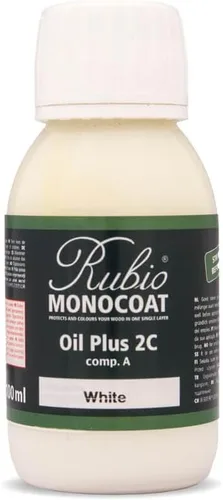 Miniatura 14 de Rubio Monocoat Muestra de Acabado de Aceite para Madera - Puro Aceite Plus Parte A Aceite de Linaza de Secado Rápido y Ecológico para Uso Pure
