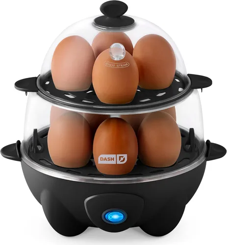 Hervidor de huevos Dash Deluxe, Negro