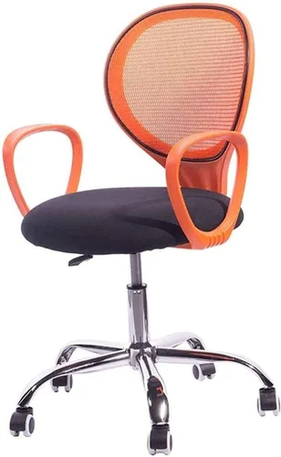 Miniatura 6 de Ergonomic Round Back Office Chair Staff Student Dormitory Computer Seat Home Mesh Lifting Chair Backrest Rotating Chair(A)