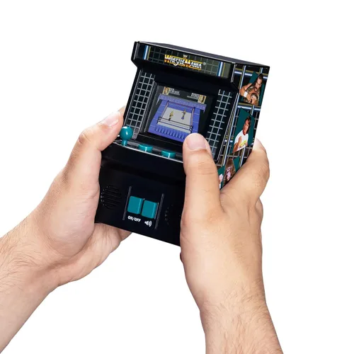 Arcade Classics - Mini juego retro de arcade, pantalla a todo color, consola de juegos electrónica de mano clásica, juguete de los años 90, gran WWE