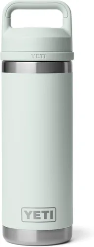 Miniatura 24 de YETI Rambler Botella de 18 oz, aislada al vacío, de acero inoxidable con tapa Chug, negro
