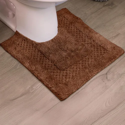 Miniatura 105 de Home Weavers Classy - Juego de alfombras de baño 100 % algodón, decoración de baño, lavable, extrasuave y absorbente, tapete de cocina, juego de Aqua