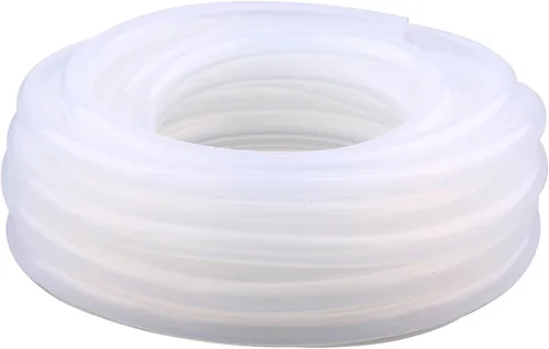 Miniatura 32 de Tubo de silicona – 3/8" ID 5/8" OD Grado alimenticio Flexible Grueso para bombeo de elaboración casera de cerveza, transferencia, longitud de 8