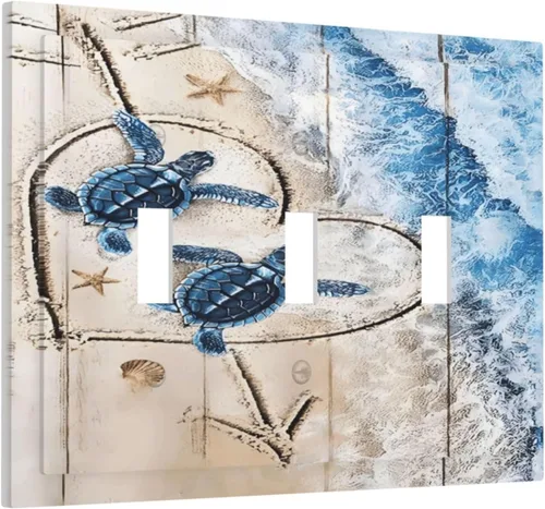 Miniatura 122 de Cubiertas Decorativas para Placas de Interruptor Abstracto Moderno de Mediados de Siglo Arco Boho Sol Dorado Hoja 1 Gang Placa de Pared Cubierta