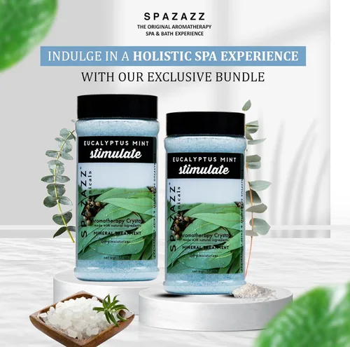 Miniatura 4 de Spazazz Cristales de eucalipto y menta para spa y baño