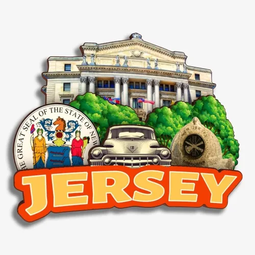 Miniatura 10 de Cape May - Imán de nevera de Nueva Jersey Estados Unidos América, colección de madera, madera 3D, hecho a mano, recuerdos de la ciudad de viaje