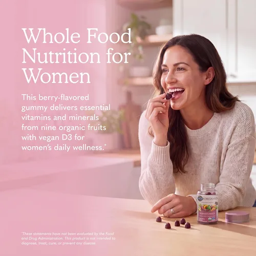 Miniatura 2 de Vitamina blanda para mujeres de Garden of Life, multivitamínico para las mujeres de Mykind Organics, 120 pastillas con frutas orgánicas