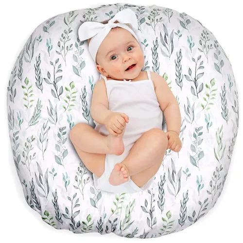 Miniatura 9 de DILIMI Funda para tumbona para recién nacido, ultra suave y cómoda, funda extraíble para almohada de tumbona infantil, granja (almohada no incluida)