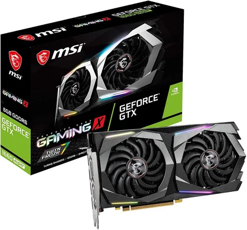 MSI Gaming Tarjeta gráfica GeForce GTX 1660 Super 192-bit HDMI/DP 6GB GDRR6 Soporte HDCP DirectX 12 Ventilador dual VR Ready OC (GTX 1660 Super