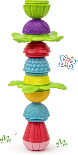 Miniatura 10 de Lalaboom 36 piezas de cuentas para bebé – Montessori educativo forma y color STEM juguete de construcción de 10 meses a 3 años - BL300, multicolor