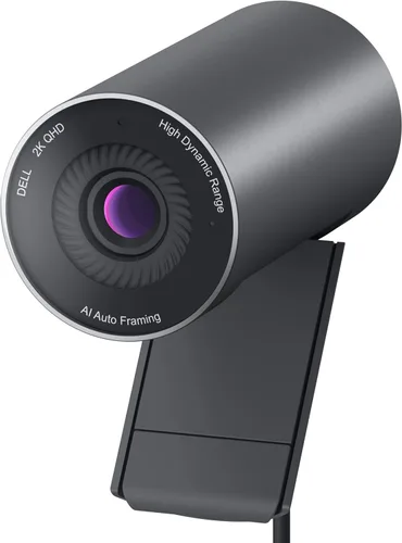 Dell Webcam WB3023-2K Resolución QHD/FHD/HD, sensor Sony, apertura f2.0, detección facial, micrófono de reducción de ruido, zoom HD 2X, USB-A,