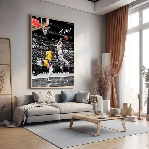 Miniatura 12 de Póster firmado de la superestrella de baloncesto Victor Wembanyama para niños, para la habitación de los fanáticos, decoración de pared, pósteres