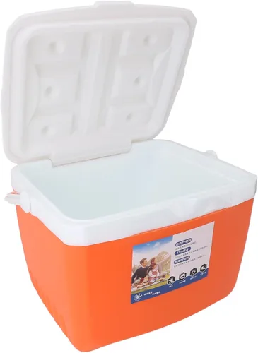 Miniatura 8 de Enfriador portátil aislado con asa, caja de hielo portátil, enfriador de campamento, bolsa térmica portátil para campamento, portón trasero, playa