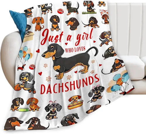 Miniatura 51 de Manta con texto en inglés «Just A Girl Who Loves Dinosaurs», bonita manta decorativa de dinosaurios, regalos para niñas, súper cálida, suave y Solo