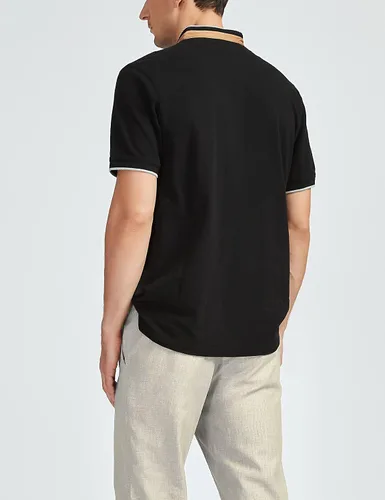 Miniatura 2 de GAVIN BLEU Polo de manga corta con cuello en V para hombre