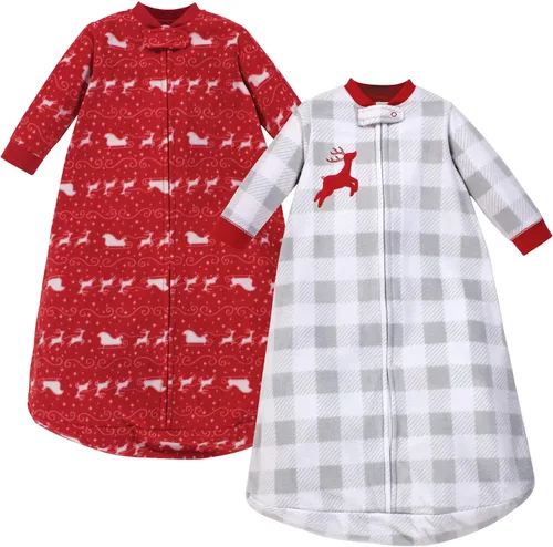 Miniatura 18 de Hudson Baby - Saco de dormir unisex de manga larga para bebé de forro polar Árbol de Navidad