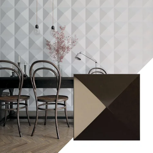 Miniatura 10 de Ekena Millwork 11 7/8 pulgadas de ancho x 11 7/8 pulgadas de alto Sellek EnduraWall Decorativo Panel de pared 3D, dorado