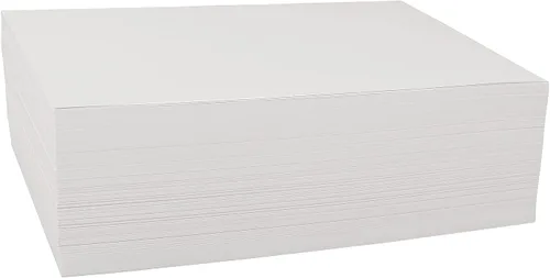 Miniatura 3 de Pacon Papel de dibujo de sulfito puro, blanco, 6 x 9 pulgadas, peso medio, sin ácidos, 500 hojas/paquete