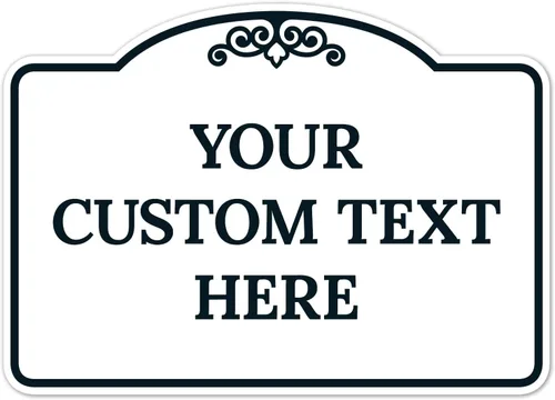 Miniatura 46 de Letrero decorativo personalizado, letrero de metal personalizado para negocios, entrada, hogar, Airbnb, placa de puerta de oficina, fondo negro, 8 x