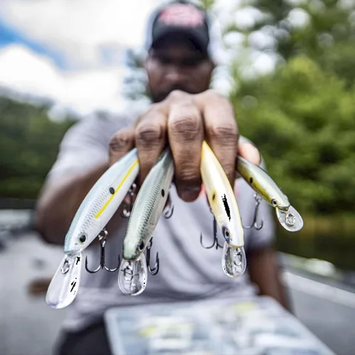 Miniatura 5 de Strike King KVD Jerkbait 3 Gancho Dorado/parte trasera negra