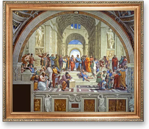 Miniatura 816 de A&T ARTWORK Campo de trigo con cipreses de Van Gogh Las reproducciones de arte clásico mundial, impresiones en lienzo giclée para decoración
