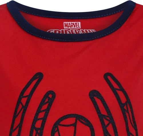 Miniatura 4 de Marvel Spider-Man - Conjunto de camiseta sin mangas y pantalones cortos para niños pequeños - Azul marinorojo