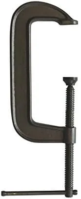 BESSEY Abrazadera en C de aleación dúctil 540-2 1/2, 2 1/2 pulgadas x 1 3/4 pulgadas de profundidad de garganta y fuerza de sujeción de 1,100 lb
