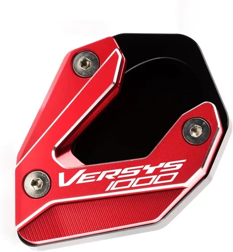 Miniatura 10 de Placa de extensión de soporte lateral de motocicleta compatible con Kawasaki Versys 1000 SE KLZ1000 SE LT+ 2015-2022 Soporte para almohadilla