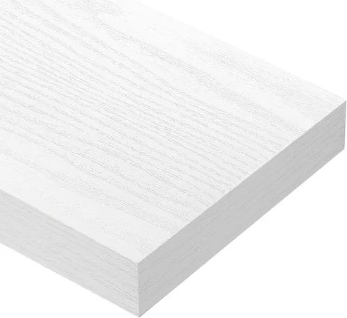 Miniatura 9 de QEEIG Estantes flotantes para pared de 35.4 pulgadas de largo, estante montado en la pared, baño, cocina, sala de estar, dormitorio, granja, B.