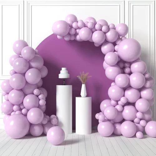 Miniatura 27 de HOUSE OF PARTY Globos azules metálicos: guirnalda de globos azules, globos metálicos azules de 5/12/18 pulgadas para decoraciones de graduación