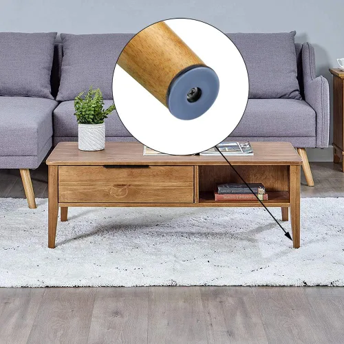 Miniatura 5 de Deslizadores para muebles de 1.5 pulgadas, resistentes deslizadores para muebles, deslizadores de patas redondas reutilizables con tornillos