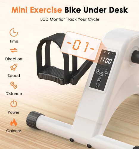 Miniatura 3 de Under Desk Bike, Pedal Exerciser, Mini Exercise Bike, Arm Bike, Bike Pedal Exerciser, Mini Exercise Bike Pedal Exerciser, Floor Bike Pedal Exerciser