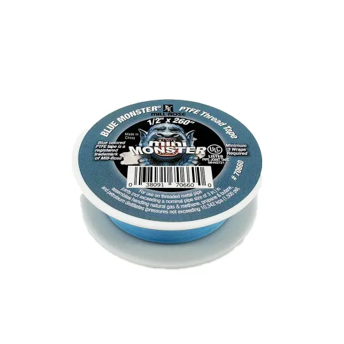 Miniatura 3 de Millrose 70660 Monster Roll Cinta de sellado de rosca de PTFE, 1/2 pulgada x 260 pulgadas, azul