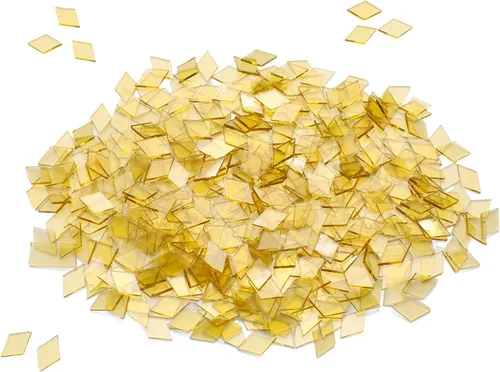 Miniatura 9 de Azulejos de mosaico de diamante de 520 piezas/3.53 oz, azulejos de mosaico de vitrales de alta transparencia, ilustraciones de pantalla hechas a