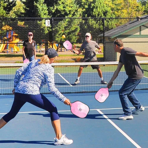 Miniatura 8 de YC DGYCASI Pickleball Paddles Set of 2, 2026 USAPA Approved Pickleball Set, Fiberglass Lightweight Pickle Ball Rackets 2 Pack, 2 Outdoor Pickleball