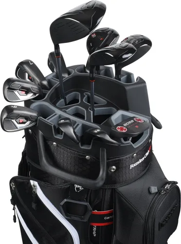 Miniatura 4 de Founders Club Serie Tour de 4ª Generación Organizador con Candado para Clubes de Golf, Bolsa de Carrito para Hombres con Divisores Anti-Vibración