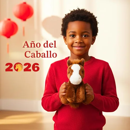 Miniatura 9 de The Petting Zoo - Peluche de caballo flácido, juguete de peluche para niños, animales salvajes Wild Onez, juguete de peluche de caballo 8 pulgadas