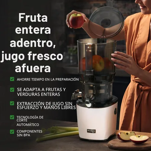 Miniatura 3 de Kuvings AUTO10 Exprimidor de prensa fría blanco - Exprimidor de masticación sin manos con motor de 240W - Máquina eléctrica silenciosa con tolva