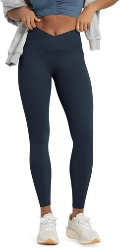 Miniatura 18 de ODODOS Leggings Suaves como Mantequilla de Cintura Cruzada con Bolsillos para Mujeres, ODCLOUD Pantalones de Yoga Lounge Cruzados de 25" / 28