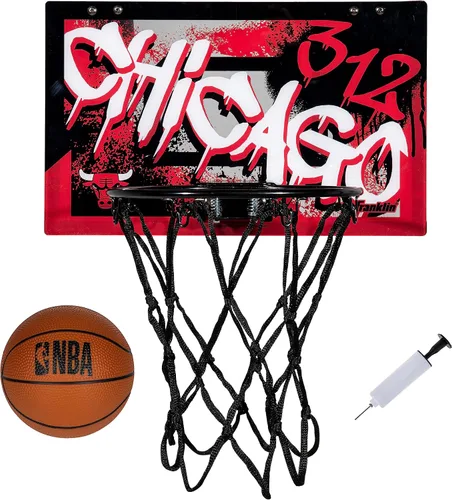 Miniatura 35 de Franklin Sports NBA Team Over the Door Aros de Baloncesto - Mini Aro de Baloncesto Interior para Niños + Juego de Pelota - Mini Aros para Fanáticos