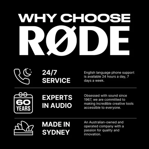 Miniatura 10 de RØDE Wireless GO III (Gen 3) - Micrófono inalámbrico compacto - Audio impecable, grabación flotante de 32 bits, control automático de nivel