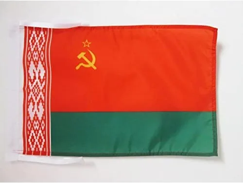 Miniatura 434 de Bandera de México AZ FLAG, 45.7 x 30.5 cm, con cordones - Pequeñas banderas mexicanas de 30 x 45 cm - Bandera de 45.7 x 30.5 cm