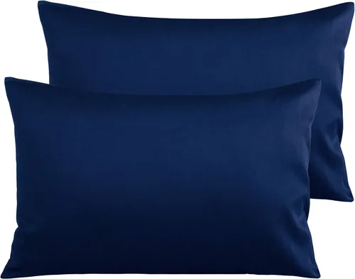 Miniatura 52 de NTBAY Fundas de Almohada de Algodón Egipcio Queen - Juego de 2, Fundas de Almohada de Algodón de 500 Hilos - Fundas de Almohada Suaves y Rosa