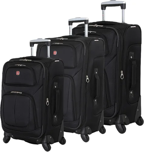 Miniatura 12 de SwissGear - Equipaje suave expandible Sion con ruedas, Negro