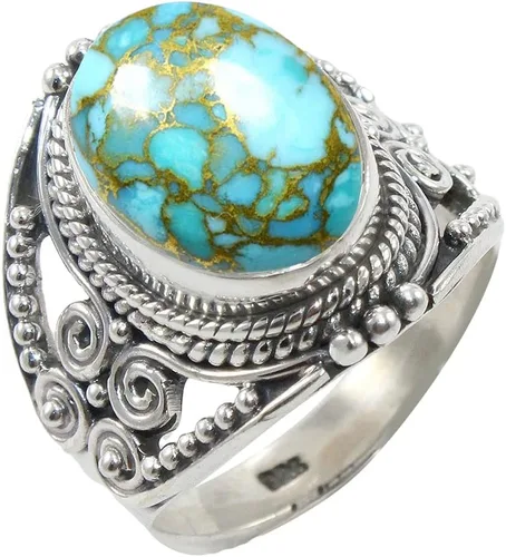 Miniatura 19 de Anillo de Plata Esterlina 925 para Mujeres con Piedra Preciosa Natural, Anillo de Compromiso de Plata Esterlina, Piedra Natal de Junio con Engaste