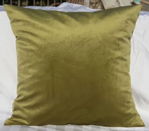 Miniatura 35 de TangDepot - Funda de almohada lisa de terciopelo, funda de cojín supersuave de lujo, muchas opciones de colores y tamaños