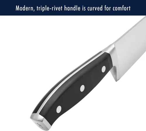 Miniatura 6 de Henckels Forged Premio - Cuchillo para pan de 8 pulgadas, color negro/acero inoxidable
