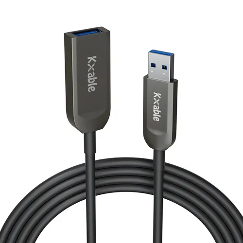 Miniatura 12 de Cable de extensión USB 3.0 de 1 pie (paquete de 2), cable extensor tipo A macho a hembra, trenzado de nailon, transferencia de datos de 5 Gbps